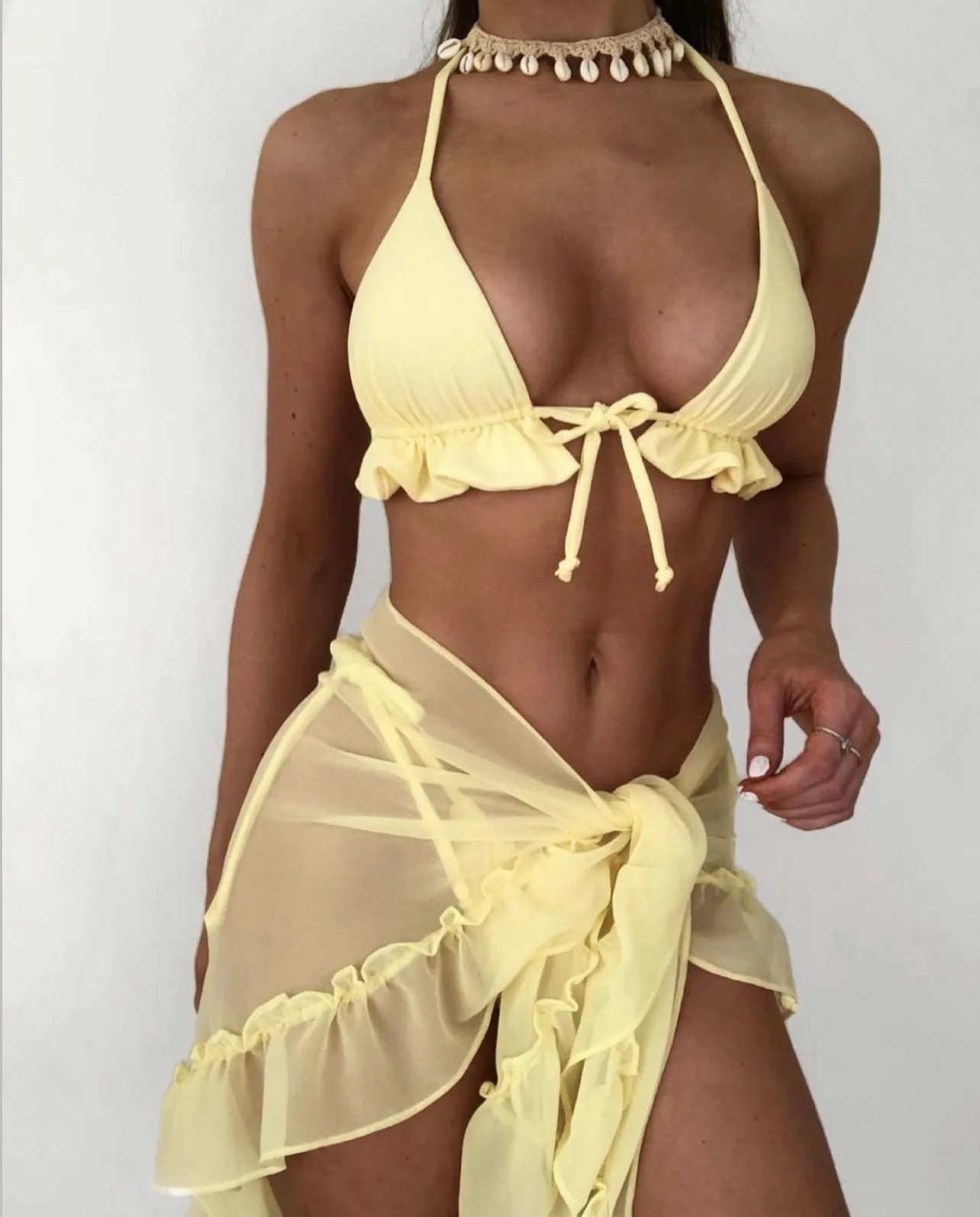 Sexy Bikini 2022 Swimwear Skirt Women's Swimsuit Wrap Biquini 3 Piece Bikinis Set Criss Cross Bathing Suit Mesh Beachwear
Sexy Bikini 2022 Swimwear Skirt Women's Swimsuit Wrap Biquini 3 Piece Bikinis Set Criss Cross Bathing Suit Mesh Beachwear