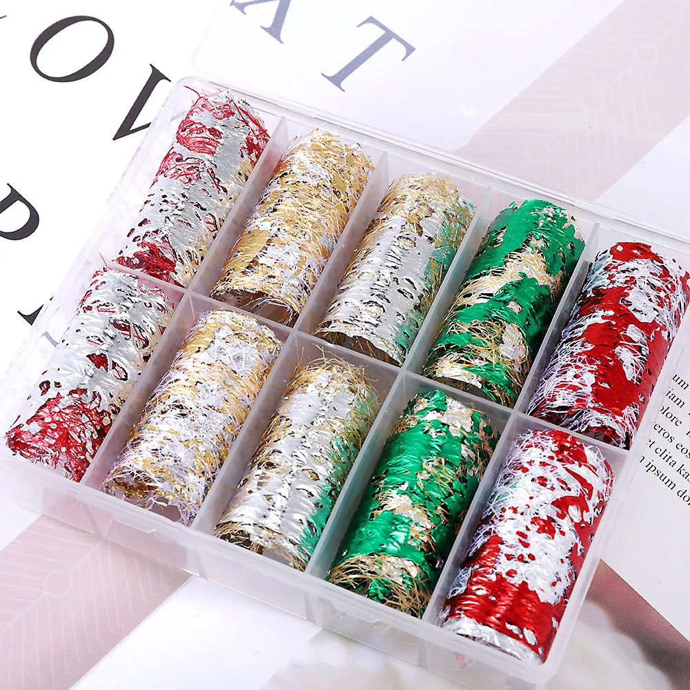 DIY 10Pcs Silk Nail Art Design Foil Lace Fragments Glitter Flakes Decor Manicure Decals Nail Art Sticker Nail Art Decoration
DIY 10Pcs Silk Nail Art Design Foil Lace Fragments Glitter Flakes Decor Manicure Decals Nail Art Sticker Nail Art Decoration