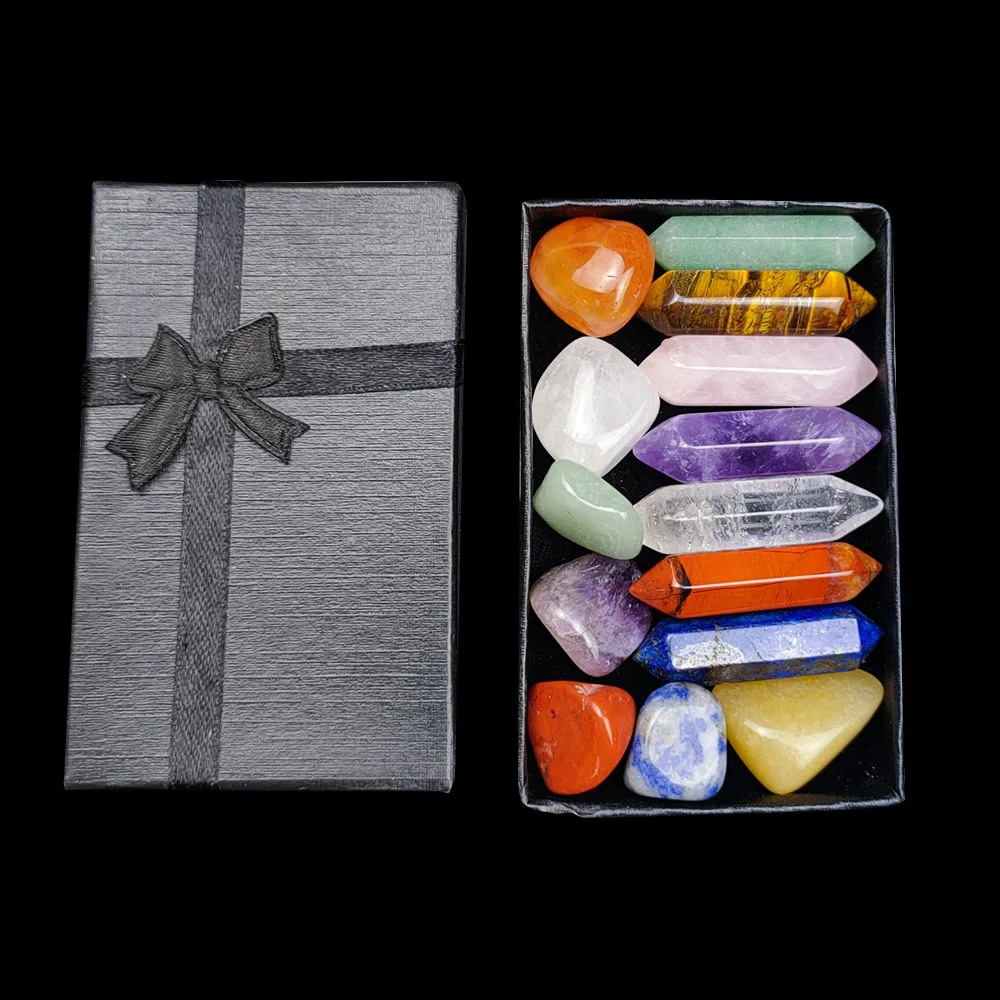 1Box Chakra Energy Assorted Natural Stone Beads Pillar Bullet 32*8mm Hexagonal Column Healing Pendulum Yoga Meditation Gift
1Box Chakra Energy Assorted Natural Stone Beads Pillar Bullet 32*8mm Hexagonal Column Healing Pendulum Yoga Meditation Gift