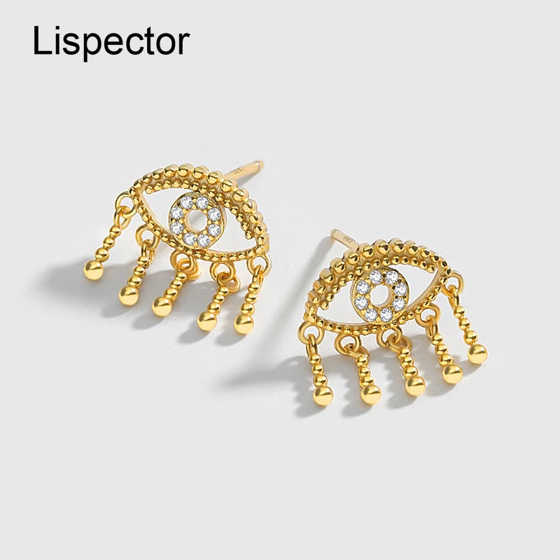 Lispector 925 Sterling Silver Hollow Zircon Evil Eyes Drop Earrings for Women Luxury Tassels Earrings Statement Female Jewelry
Lispector 925 Sterling Silver Hollow Zircon Evil Eyes Drop Earrings for Women Luxury Tassels Earrings Statement Female Jewelry