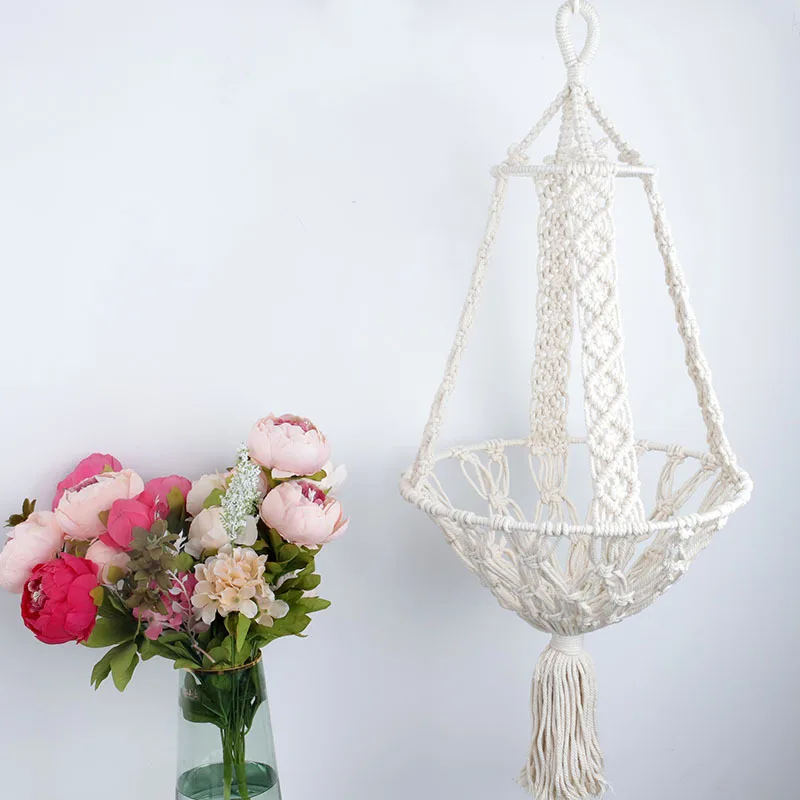 Ins Style Cotton Rope Woven Cat Hammock Macrame Safe Hanging Nest Swing For Small Pet Decorative Bed Practical | Дом и сад