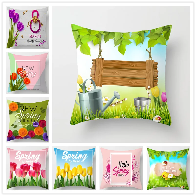 Home Decor Rural Scenic Floral Cushion Cover Polyester Sofa Car Lumbar Pillowcase Decorative Spring Throw Pillows Funda Cojin
Home Decor Rural Scenic Floral Cushion Cover Polyester Sofa Car Lumbar Pillowcase Decorative Spring Throw Pillows Funda Cojin