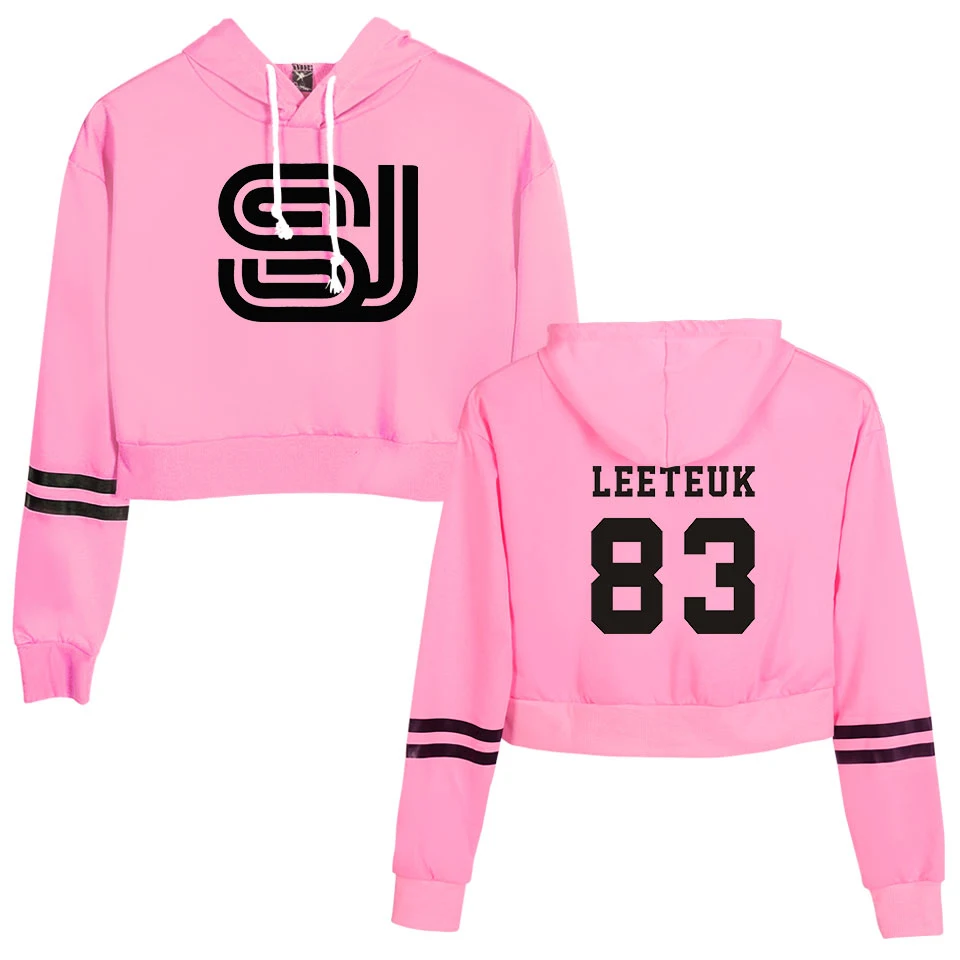 New Fashion Cropped Hoodies Kpop Super Junior Hoodie Sweatshirts Crop Top Women Sweatshirt Clothes Harajuku Streetwear Tops
New Fashion Cropped Hoodies Kpop Super Junior Hoodie Sweatshirts Crop Top Women Sweatshirt Clothes Harajuku Streetwear Tops
