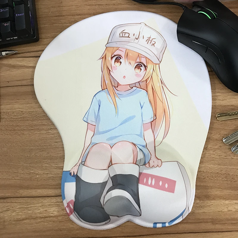 FFFAS различные режимы 3D Силиконовая защита запястья Япония аниме девушка игровой