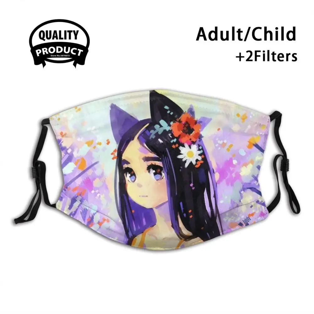 Cat Girl Fashion Mouth Masks Filter Adult Kids Face Mask Anime Girl Cat Ears Cute Kawaii Manga Character Spring Flower
Cat Girl Fashion Mouth Masks Filter Adult Kids Face Mask Anime Girl Cat Ears Cute Kawaii Manga Character Spring Flower