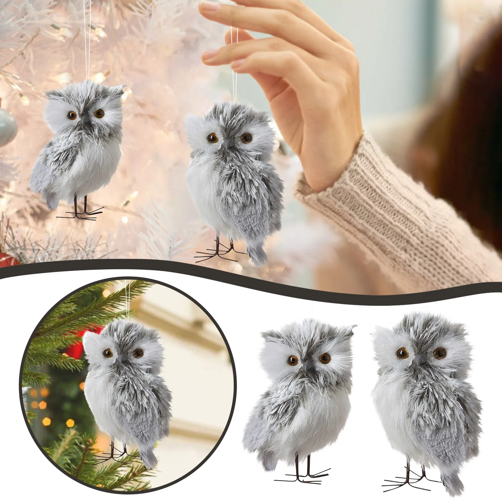 Simulation Owl Doll Drop Ornaments Christmas Cute Owl Gardening Ornaments Christmas Tree Decorations 2022 Xmas Pendant Noel
Simulation Owl Doll Drop Ornaments Christmas Cute Owl Gardening Ornaments Christmas Tree Decorations 2022 Xmas Pendant Noel