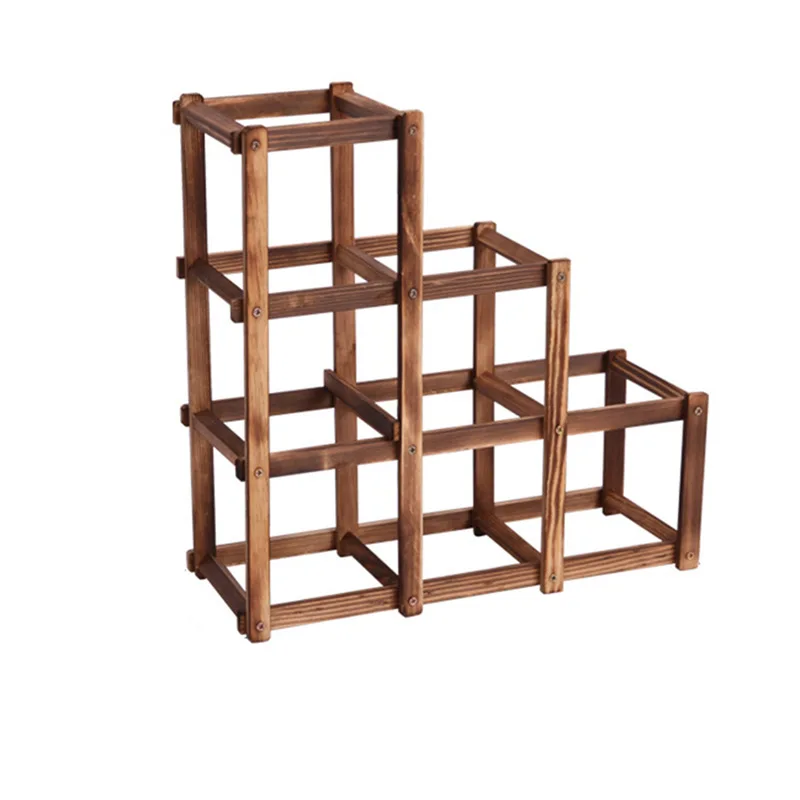 Foldable Charcoal color 6 Grid Wood Wine Holder Fashion Wine Rack Bar/Home/Restaurant Decor Kitchen Holder Display Shelf Organiz
Foldable Charcoal color 6 Grid Wood Wine Holder Fashion Wine Rack Bar/Home/Restaurant Decor Kitchen Holder Display Shelf Organiz