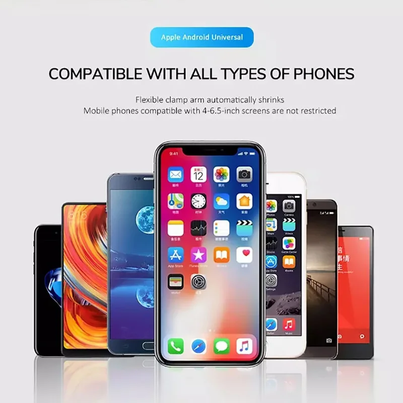 Smart Sensor Automatic Clamping Car Wireless Charger Stand Air Outlet Multifunction Phone Holder Auto Wireless Charging Bracket
Smart Sensor Automatic Clamping Car Wireless Charger Stand Air Outlet Multifunction Phone Holder Auto Wireless Charging Bracket