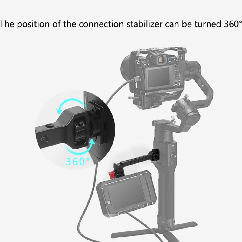 Camera Monitor Mount Extension Plate Rotatable Magic Arm Cold Shoe Mount for Dji Ronin S/Sc/Zhiyun Crane 3/Weebill
Camera Monitor Mount Extension Plate Rotatable Magic Arm Cold Shoe Mount for Dji Ronin S/Sc/Zhiyun Crane 3/Weebill