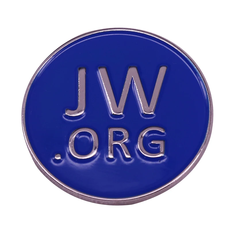 Круглая синяя булавка для лацканов Jw.org аксессуары конференций | Украшения и