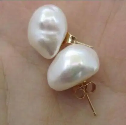 noble jewelry charming sea baroque 10-11mm white pearl earring 14K/20 YELLOW GOLD free shipping
noble jewelry charming sea baroque 10-11mm white pearl earring 14K/20 YELLOW GOLD free shipping