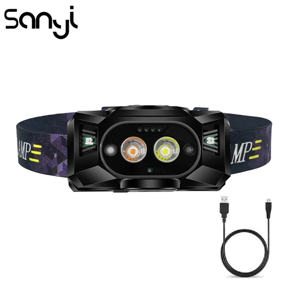 Motion Sense Headlight XPG LED Lantern 60° Rotation Torch Flashlamp Super Bright Working Lamp Portable Lantern Emergency Light
Motion Sense Headlight XPG LED Lantern 60° Rotation Torch Flashlamp Super Bright Working Lamp Portable Lantern Emergency Light