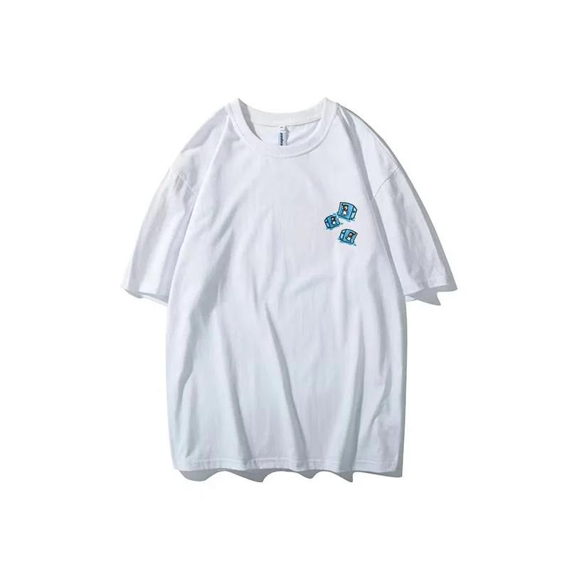 Summer Men Casual College Style Cotton T-shirt 2021 New Creative Anime College Couple Short-sleeved Fashion Wild Street T-shirt
Summer Men Casual College Style Cotton T-shirt 2021 New Creative Anime College Couple Short-sleeved Fashion Wild Street T-shirt