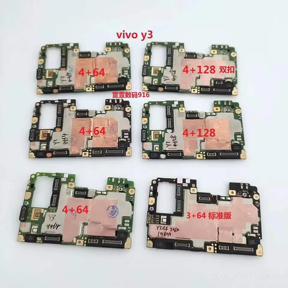 VIVO Y9S Y7S Y5 S5 S6 Y70s y73s s7 s7e 128+8GB 256+8 64+3 PCB Board Smartphone all Network Original Disassembled Tested Good
VIVO Y9S Y7S Y5 S5 S6 Y70s y73s s7 s7e 128+8GB 256+8 64+3 PCB Board Smartphone all Network Original Disassembled Tested Good