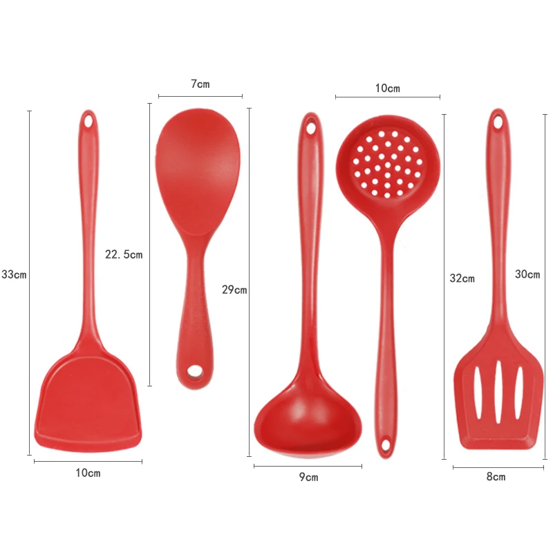 New 1 pc Tableware High Temperature Classic Cooking Shovel Cooking Tools Spatula Kitchenware Soup Spoon Silicone Kitchen Utensil
New 1 pc Tableware High Temperature Classic Cooking Shovel Cooking Tools Spatula Kitchenware Soup Spoon Silicone Kitchen Utensil
