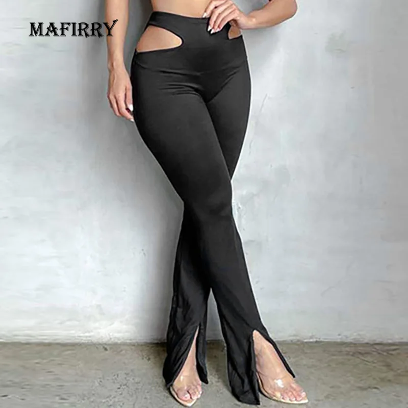 Women High Waist Slit Casual Pants Summer Casual Skinny Boot Cut Solid Full Trousers Elastic Waist Hollow Out Streetwear Pants
Women High Waist Slit Casual Pants Summer Casual Skinny Boot Cut Solid Full Trousers Elastic Waist Hollow Out Streetwear Pants
