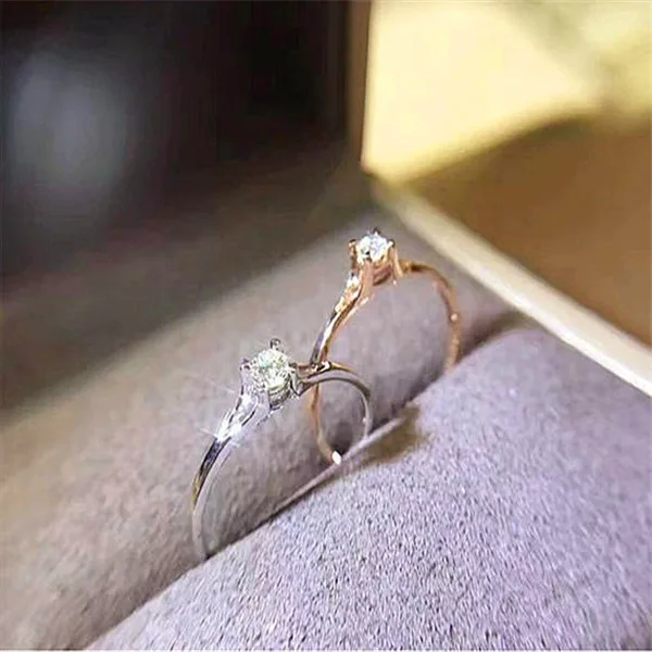 white/rose gold Small Simple 0.5ct real-Diamond ring for Women luxury Engagement Birthday Gifts 925 Sterling Silver Fine Jewelry
white/rose gold Small Simple 0.5ct real-Diamond ring for Women luxury Engagement Birthday Gifts 925 Sterling Silver Fine Jewelry