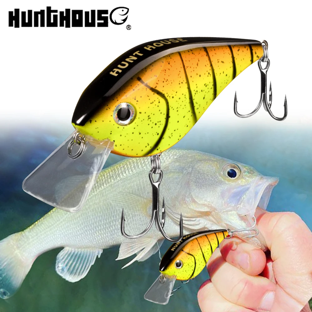 Hunthouse KVD 2 5 квадратная приманка для рыбалки жесткая плавающая 65 мм/16 г воблеры