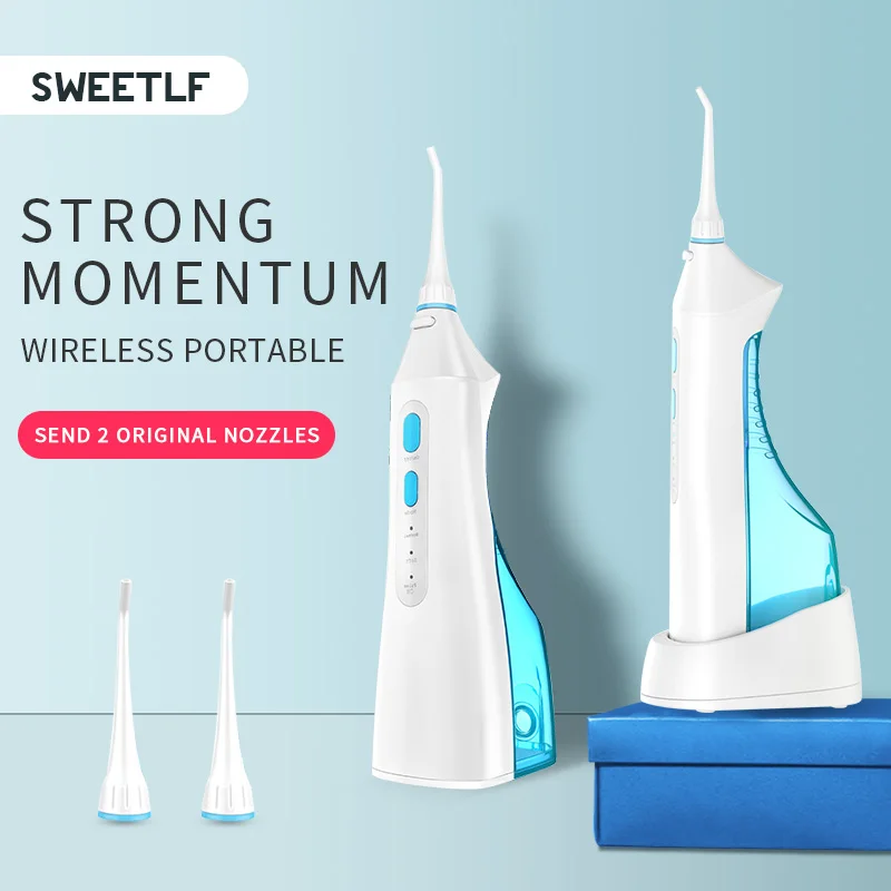 SweetLF Water Flosser with 200ML Capacity Professional Cordless Dental Oral Irrigator - IPX7 Waterproof 3 Modes Water Flossing
SweetLF Water Flosser with 200ML Capacity Professional Cordless Dental Oral Irrigator - IPX7 Waterproof 3 Modes Water Flossing