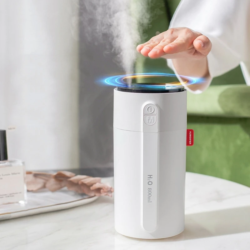 800ml Dual Nozzle Air Humidifier USB Aroma Diffuser with Silent Night Light Induction Sprayer for Home Office
800ml Dual Nozzle Air Humidifier USB Aroma Diffuser with Silent Night Light Induction Sprayer for Home Office