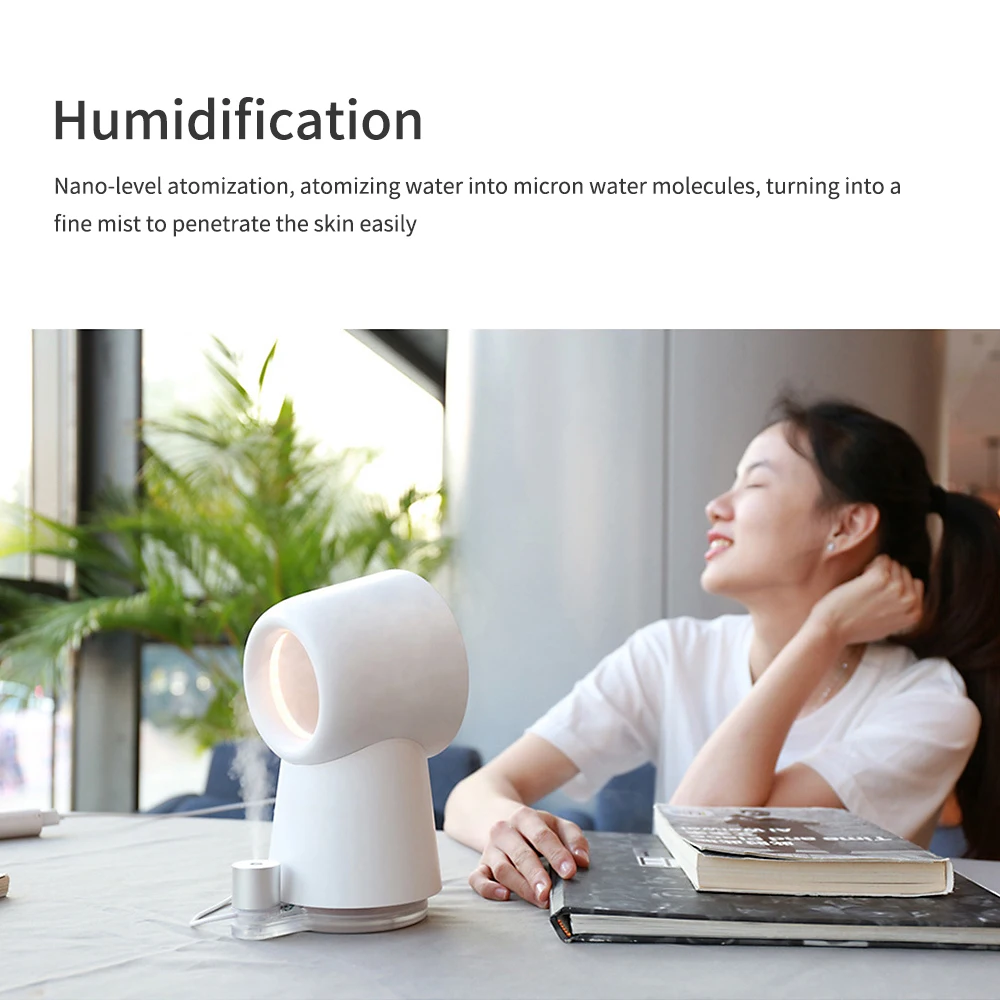 Creative 3 In 1 Desktop Leafless Fan Cooling Fan Usb Fan Mini Spray Fan Mist Humidifier With LED Light 3 Speed Adjustable
Creative 3 In 1 Desktop Leafless Fan Cooling Fan Usb Fan Mini Spray Fan Mist Humidifier With LED Light 3 Speed Adjustable