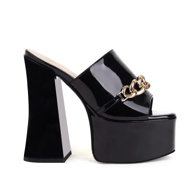 brand women pumps summer fashion patent leather sandals platform slippers woman peep toe thick high heels female designer slides
brand women pumps summer fashion patent leather sandals platform slippers woman peep toe thick high heels female designer slides