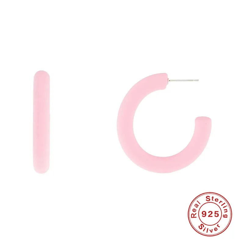 Aide 925 Sterling Silver Oil Drop C Shape Earrings For Women Round Colorful Enamel Ear Piercing Stud Earrings Fashion Jewelry 
Aide 925 Sterling Silver Oil Drop C Shape Earrings For Women Round Colorful Enamel Ear Piercing Stud Earrings Fashion Jewelry