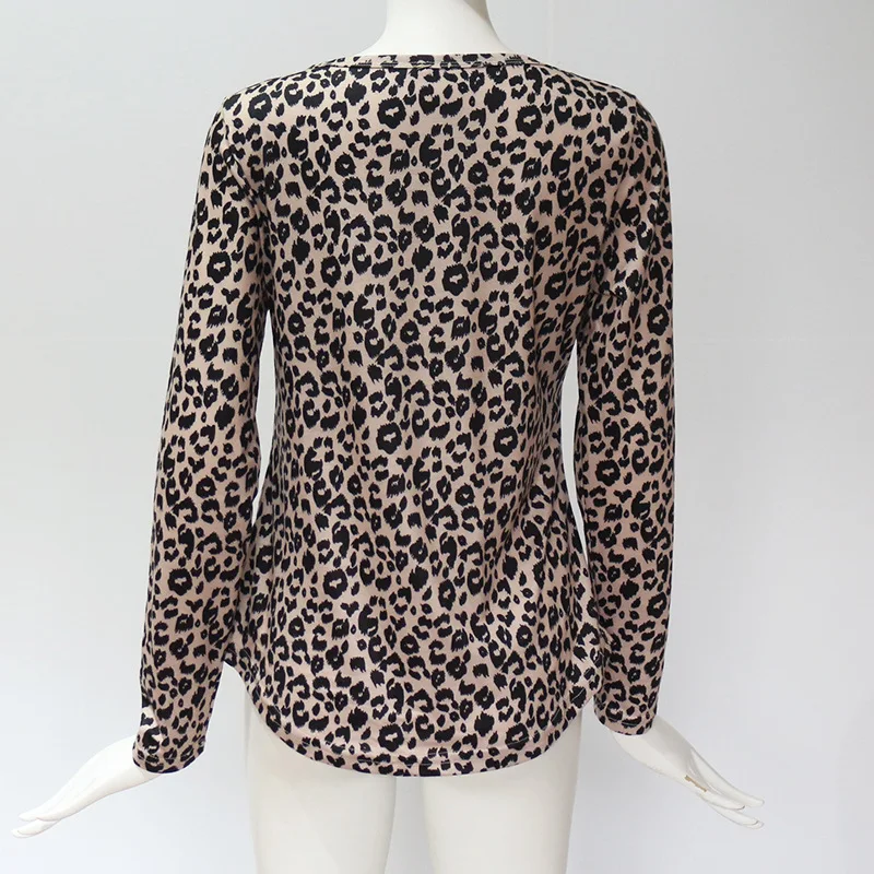 T Shirt Women Fashion Leopard Print Autumn Long Sleeve T-Shirt Ladies Loose Casual Fashion Tees Tops O-Neck Streetwear Camisetas
T Shirt Women Fashion Leopard Print Autumn Long Sleeve T-Shirt Ladies Loose Casual Fashion Tees Tops O-Neck Streetwear Camisetas