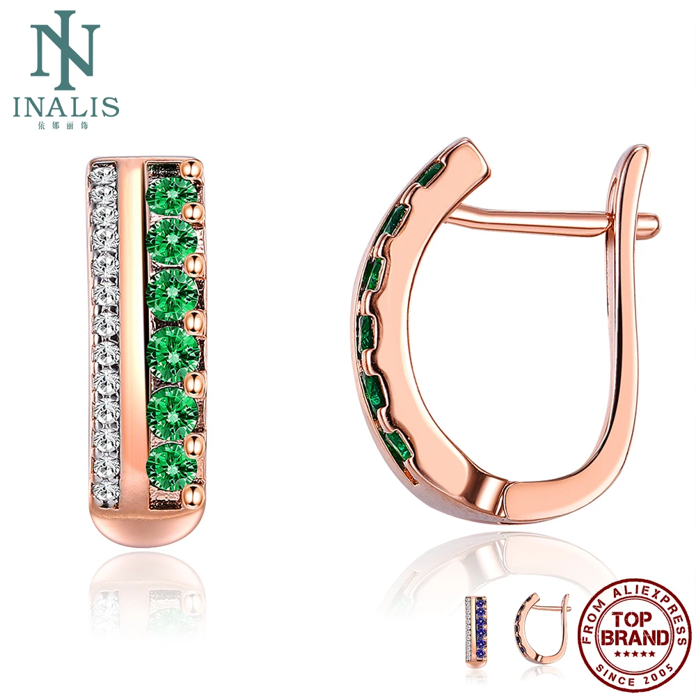 INALIS Stud Earrings For Women Copper Rose Gold Plated Female Earring Separation Colors Fashion Jewelry Hot Selling Friend Gift
INALIS Stud Earrings For Women Copper Rose Gold Plated Female Earring Separation Colors Fashion Jewelry Hot Selling Friend Gift
