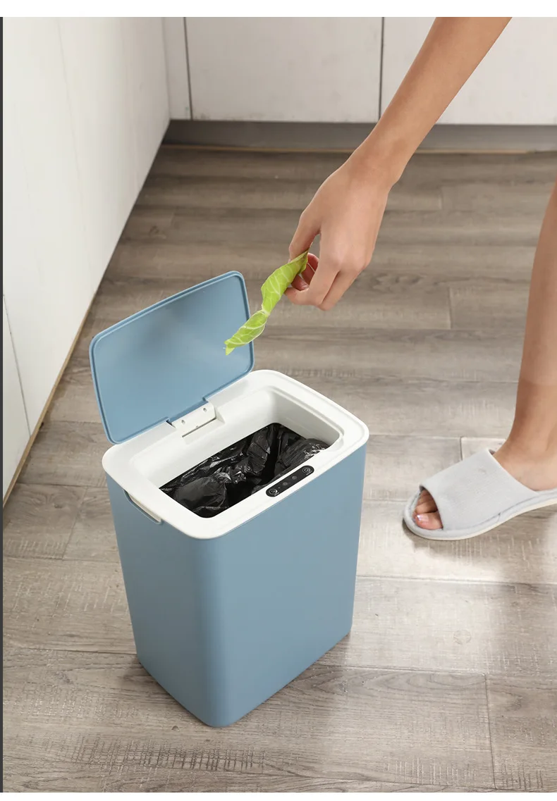 Induction Automatic Compost Bins Intelligent Motion Garbage Bin Infrared Motion Sensor Rubbish Bin Silent Garbage Bag Container
Induction Automatic Compost Bins Intelligent Motion Garbage Bin Infrared Motion Sensor Rubbish Bin Silent Garbage Bag Container