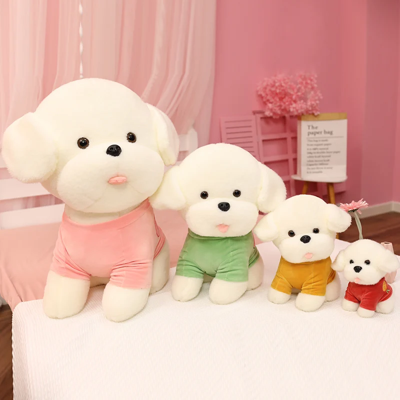 25-45CM Kawaii Soft Stuffed Sweater Dog Plush Toy Cute Lifelike Puppy Pets Fluffy Baby Dolls Birthday Gifts for Children
25-45CM Kawaii Soft Stuffed Sweater Dog Plush Toy Cute Lifelike Puppy Pets Fluffy Baby Dolls Birthday Gifts for Children