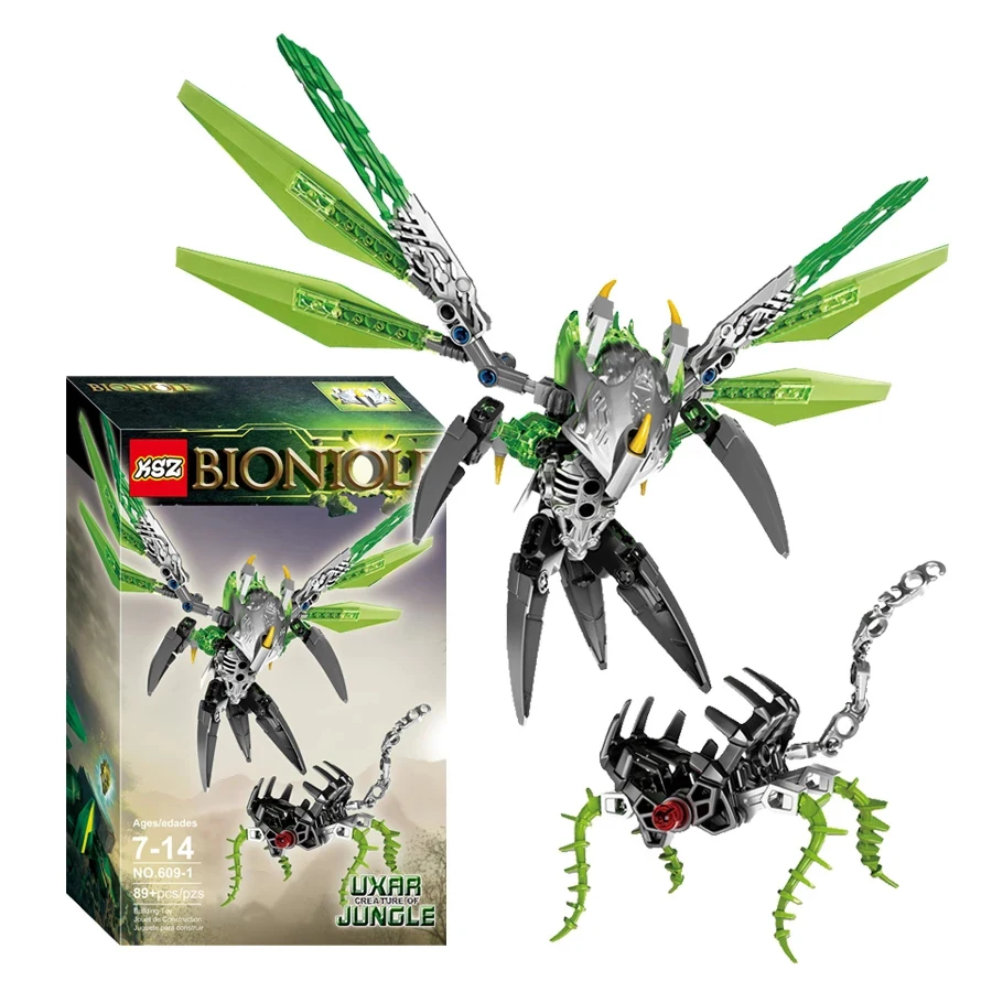 2021 New BIONICLE Uxar Creature of Jungle+Lewa Jungle Keepter Building Block Toy Set For Boy Compatible All Brands 71300+71305
2021 New BIONICLE Uxar Creature of Jungle+Lewa Jungle Keepter Building Block Toy Set For Boy Compatible All Brands 71300+71305