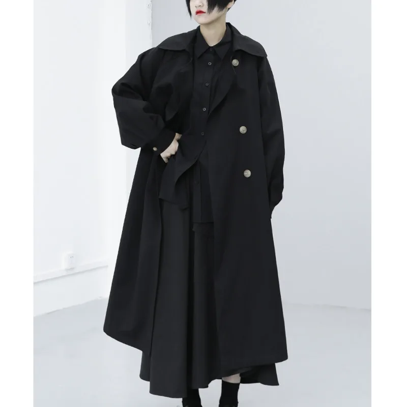 XUXI 2021 Autumn Winter Draw Back Windbreaker Women Long Sleeve Splicing Fashion Double Breasted Long Coat Streetwear E4441
XUXI 2021 Autumn Winter Draw Back Windbreaker Women Long Sleeve Splicing Fashion Double Breasted Long Coat Streetwear E4441