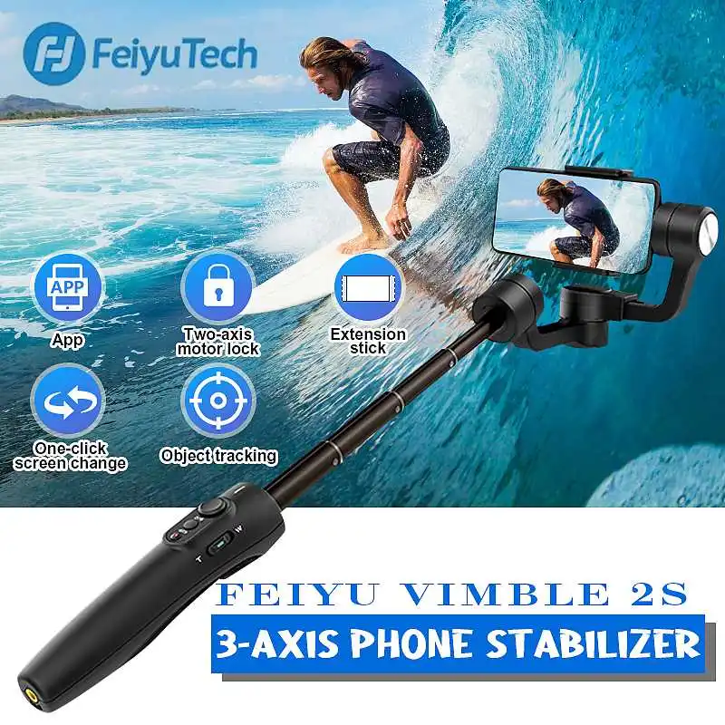 FeiyuTech Vimble 2S ручной смартфон карданного стабилизатора штатива селфи-штатив с 180 мм полюс для iPhone X 8 для Samsung XIAOMI
FeiyuTech Vimble 2S ручной смартфон карданного стабилизатора штатива селфи-штатив с 180 мм полюс для iPhone X 8 для Samsung XIAOMI