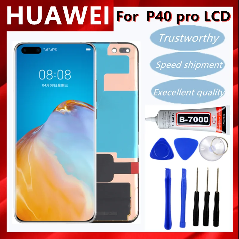 6.58'' OLED Display Replacement For Huawei P40 Pro LCD Touch Screen Digitizer Assembly For Huawei P40Pro Display 
6.58'' OLED Display Replacement For Huawei P40 Pro LCD Touch Screen Digitizer Assembly For Huawei P40Pro Display