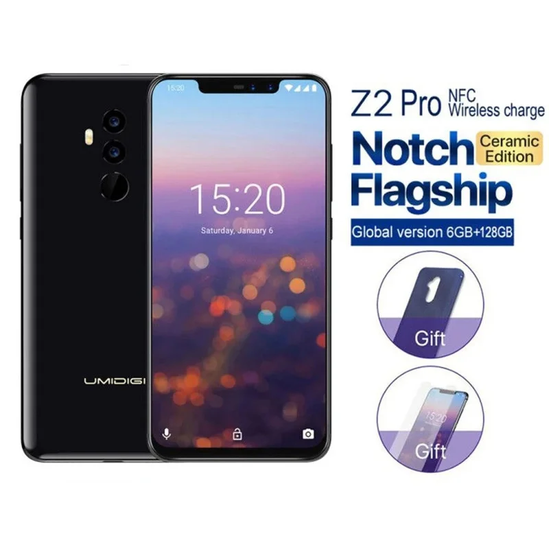 Special Edition UMIDIGI Z2 Pro 6GB RAM 128GB ROM Smartphone Helio P60 Octa Core Wireless Charge NFC 4G LTE 3550mAh Mobile Phone
Special Edition UMIDIGI Z2 Pro 6GB RAM 128GB ROM Smartphone Helio P60 Octa Core Wireless Charge NFC 4G LTE 3550mAh Mobile Phone