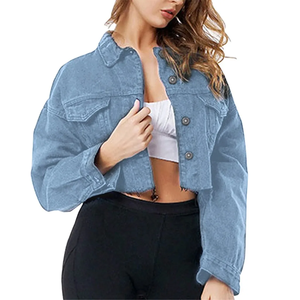 2019 для женщин Большие размеры S-xxxl длинные основная джинсовых курток