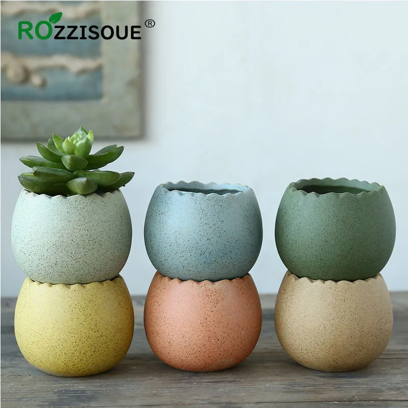 HOT Cute Macaron Egg-shaped Mini Succulent Plant Pot Ceramic Pots for Plants Planter Office Decor House Plant Small Flower Pot
HOT Cute Macaron Egg-shaped Mini Succulent Plant Pot Ceramic Pots for Plants Planter Office Decor House Plant Small Flower Pot