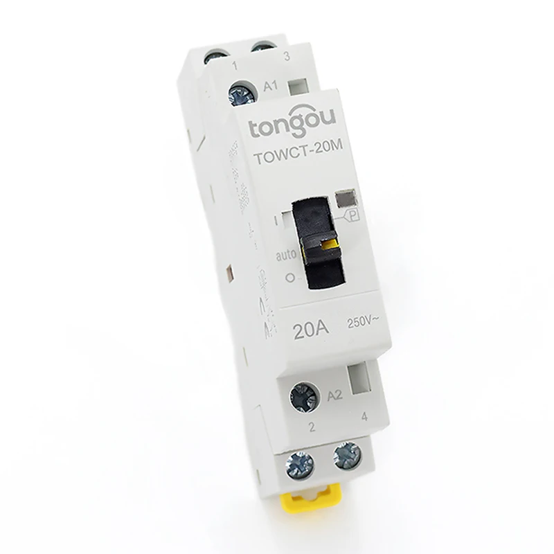 Американская классификация проводов 2р 16A 20A 25A 220/230V TOWCT-20/2 Din rail бытовой AC
