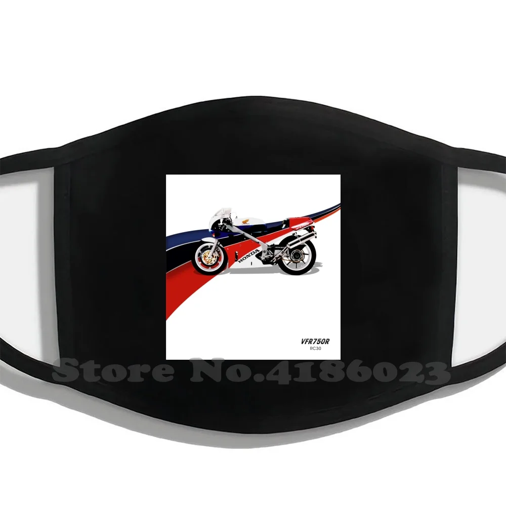 Полулицевая маска для мужчин и женщин H O N Da Vfr750 Rc30 сделай сам рота кафе Racer