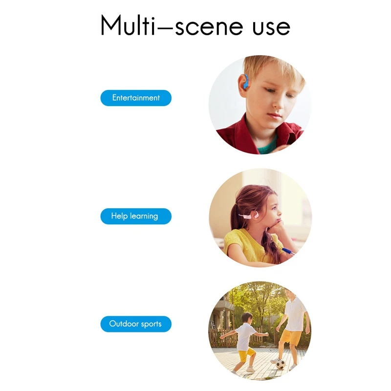 Bone Conduction Bluetooth Headset E-08 Bluetooth 5.0 Headset Sport Headset for Children Student
Bone Conduction Bluetooth Headset E-08 Bluetooth 5.0 Headset Sport Headset for Children Student