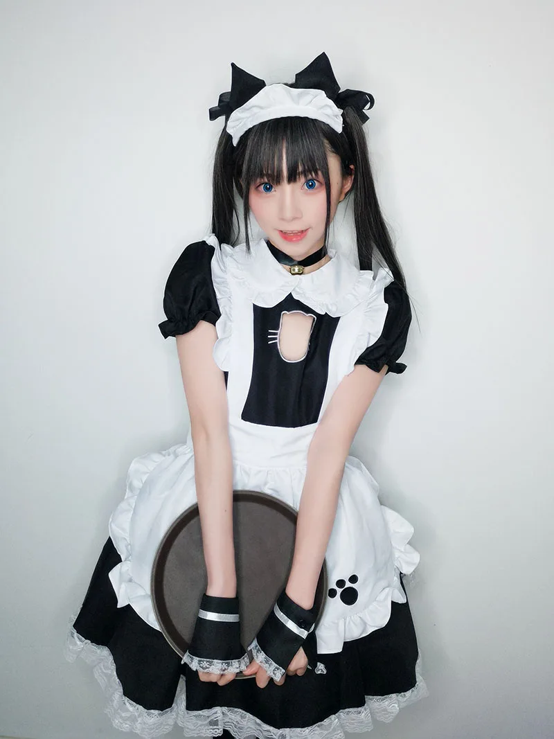 Bust Open Maid Cosplay Costume Sexy Cat Girl Kitty Outfit Cotton Apron Lovely Lace Mini Dress For Women Anime Black White Lolita
Bust Open Maid Cosplay Costume Sexy Cat Girl Kitty Outfit Cotton Apron Lovely Lace Mini Dress For Women Anime Black White Lolita