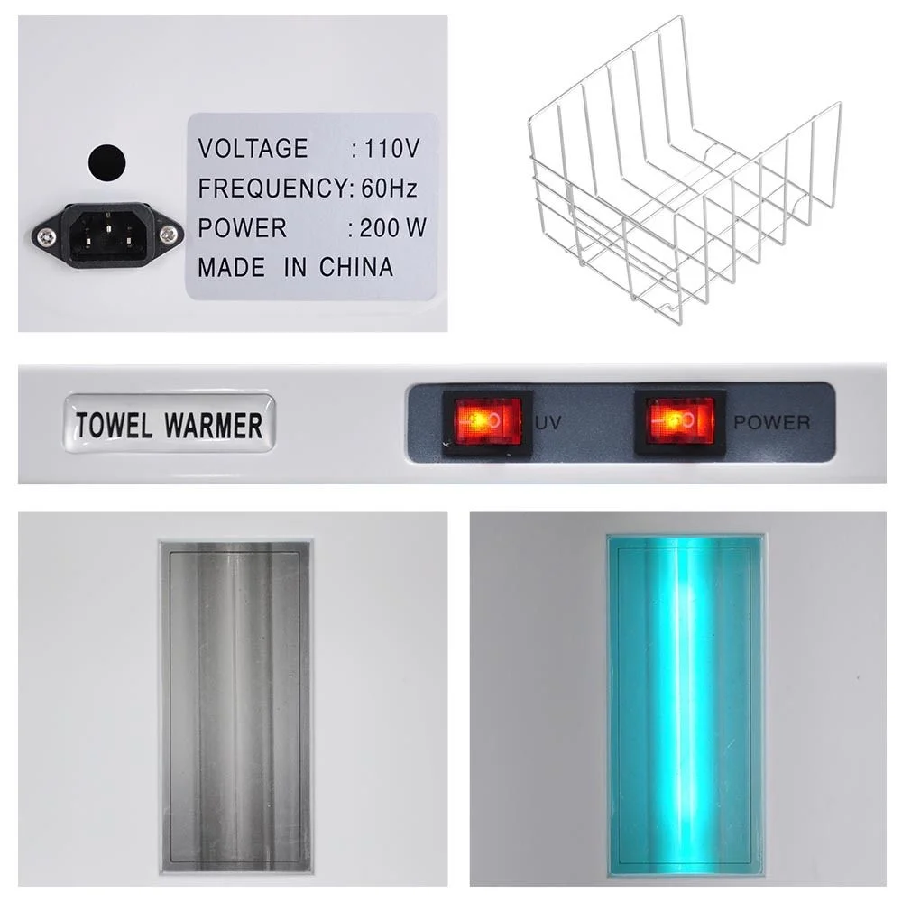 5L Towel Sterilizer 2In1 Towel Warmer UV Sterilizer Cabinet for Facial Salon Spa Towel Machine Hot Towel Cabinet Towel 110V 200W 
5L Towel Sterilizer 2In1 Towel Warmer UV Sterilizer Cabinet for Facial Salon Spa Towel Machine Hot Towel Cabinet Towel 110V 200W