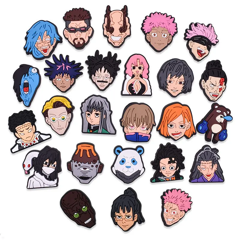 1pcs Jujutsu Kaisen Japan Cartoon Anime Croc Charms PVC Shoe Charms Shoe Buckle Decorations fit Croc JIBZ Kids X-mas Gift
1pcs Jujutsu Kaisen Japan Cartoon Anime Croc Charms PVC Shoe Charms Shoe Buckle Decorations fit Croc JIBZ Kids X-mas Gift