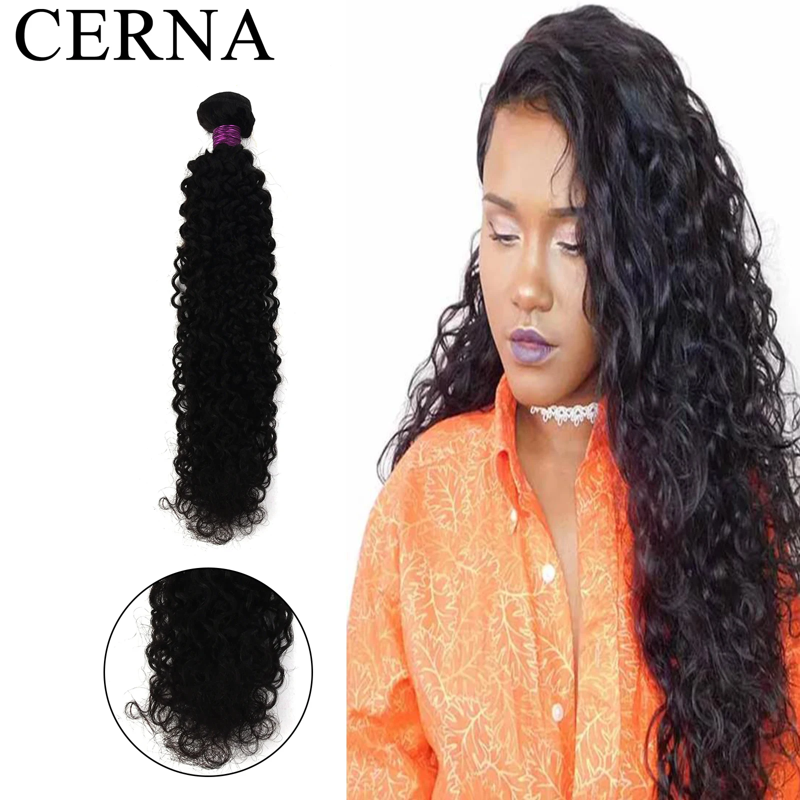

Cerna Water Wave Bundles Malaysian Hair Bundles 100% Unprocessed Human Raw Virgin 1/3/4pcs Hair Weave Hair Extensions Wholesales