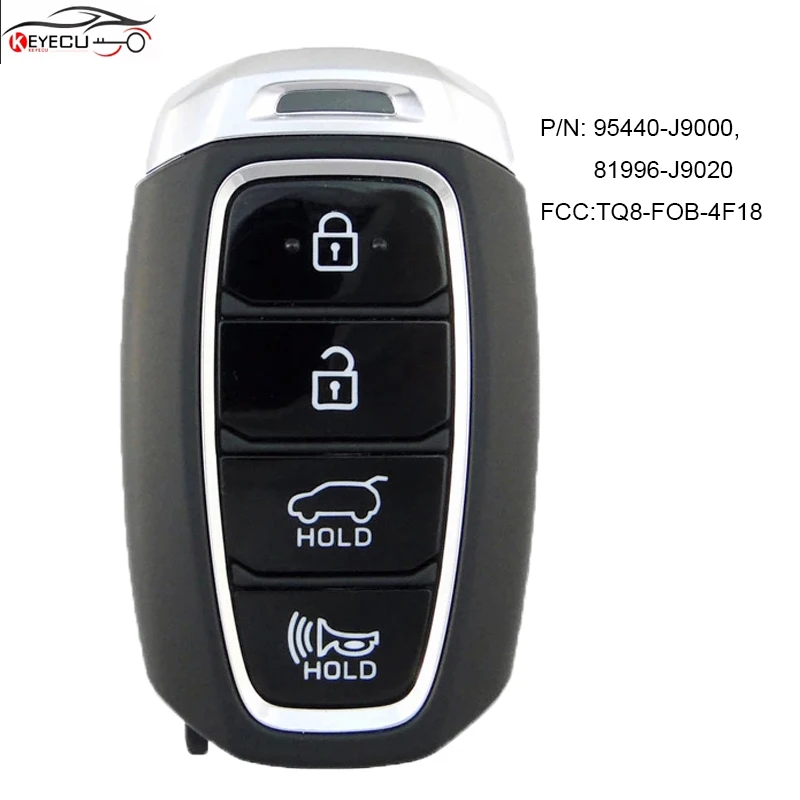 KEYECU OEM P/N: 95440-J9000, 81996-J9020 смарт-брелок дистанционного управления без ключа 433 МГц для Hyundai Kona 2018 2019 FCCID:TQ8-FOB-4F18
KEYECU OEM P/N: 95440-J9000, 81996-J9020 смарт-брелок дистанционного управления без ключа 433 МГц для Hyundai Kona 2018 2019 FCCID:TQ8-FOB-4F18