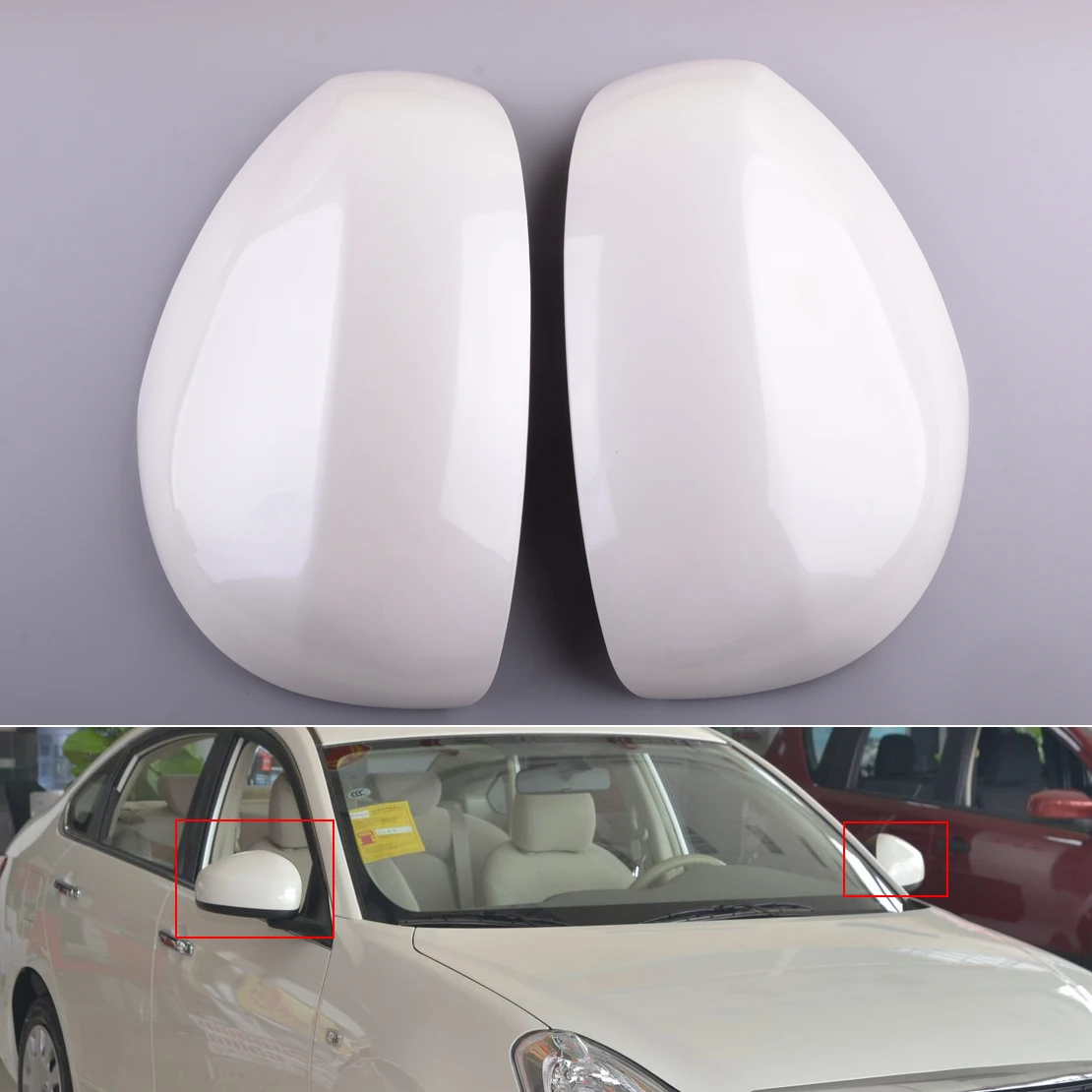 Левая и правая крышки для зеркала заднего вида, 1 пара, подходит для Nissan Sentra 2013, 2014, 2015, 2016, 2017, 2018, жемчужно-белый цвет
Левая и правая крышки для зеркала заднего вида, 1 пара, подходит для Nissan Sentra 2013, 2014, 2015, 2016, 2017, 2018, жемчужно-белый цвет