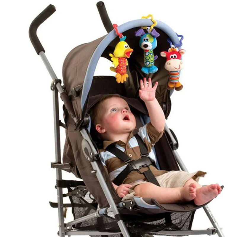 Baby Rattle Tinkle Toys Hand Bell Multifunctional Plush Stroller Mobile Toy Animal plush dolls for kids Gifts K0078
Baby Rattle Tinkle Toys Hand Bell Multifunctional Plush Stroller Mobile Toy Animal plush dolls for kids Gifts K0078