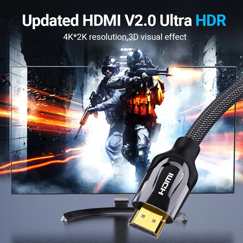 Разветвитель HDMI 2 0 Vention 4K/60 Гц