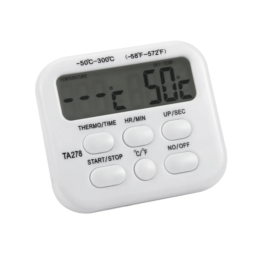 1 Pc Food TA278 Wireless Digital Meat Timer Temperature Alarm for Cooking Barbecue Home Kitchen
1 Pc Food TA278 Wireless Digital Meat Timer Temperature Alarm for Cooking Barbecue Home Kitchen